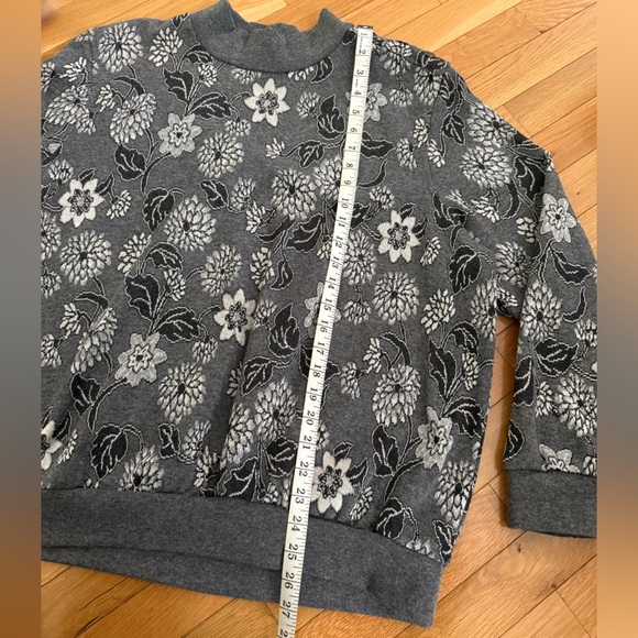 Vintage Alfred Dunner Mock Neck Floral Sweatshirt Top 2X Cottagecore Grandmacore - Picture 3 of 7